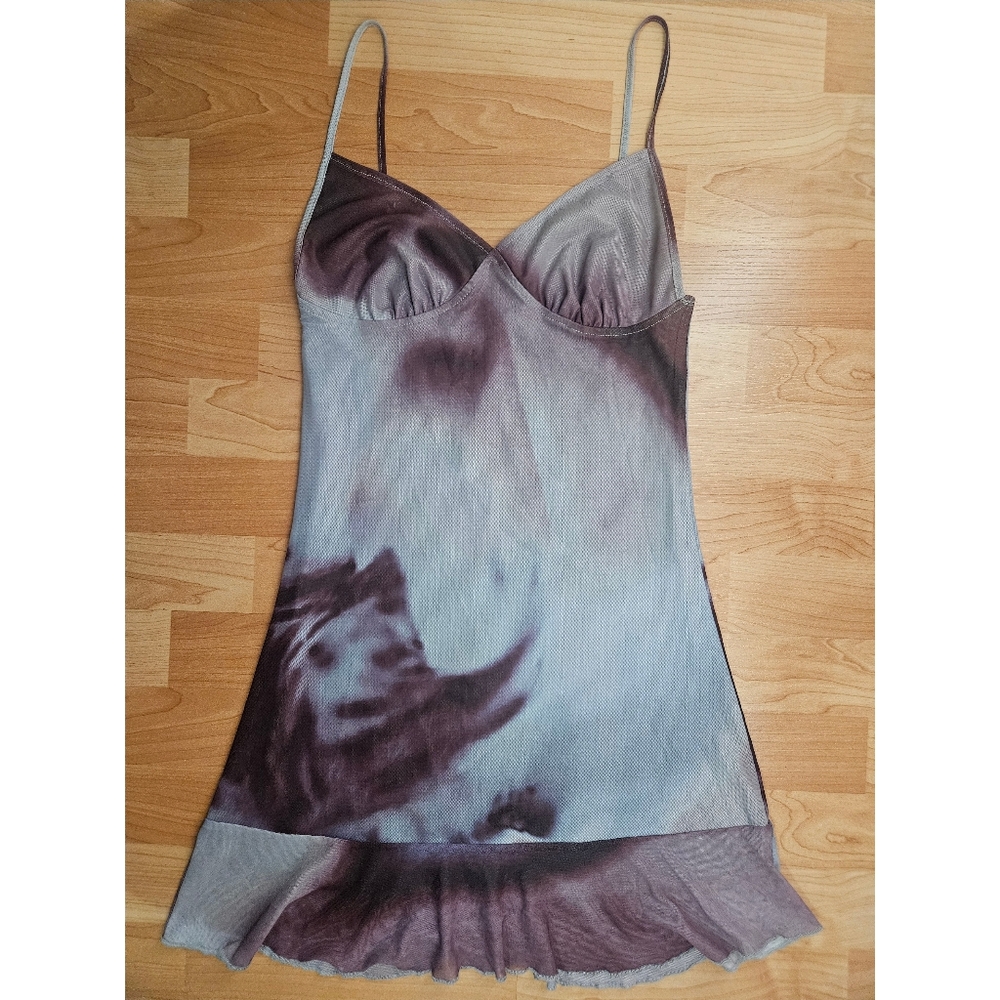 Motel Blue and Purple Dress
